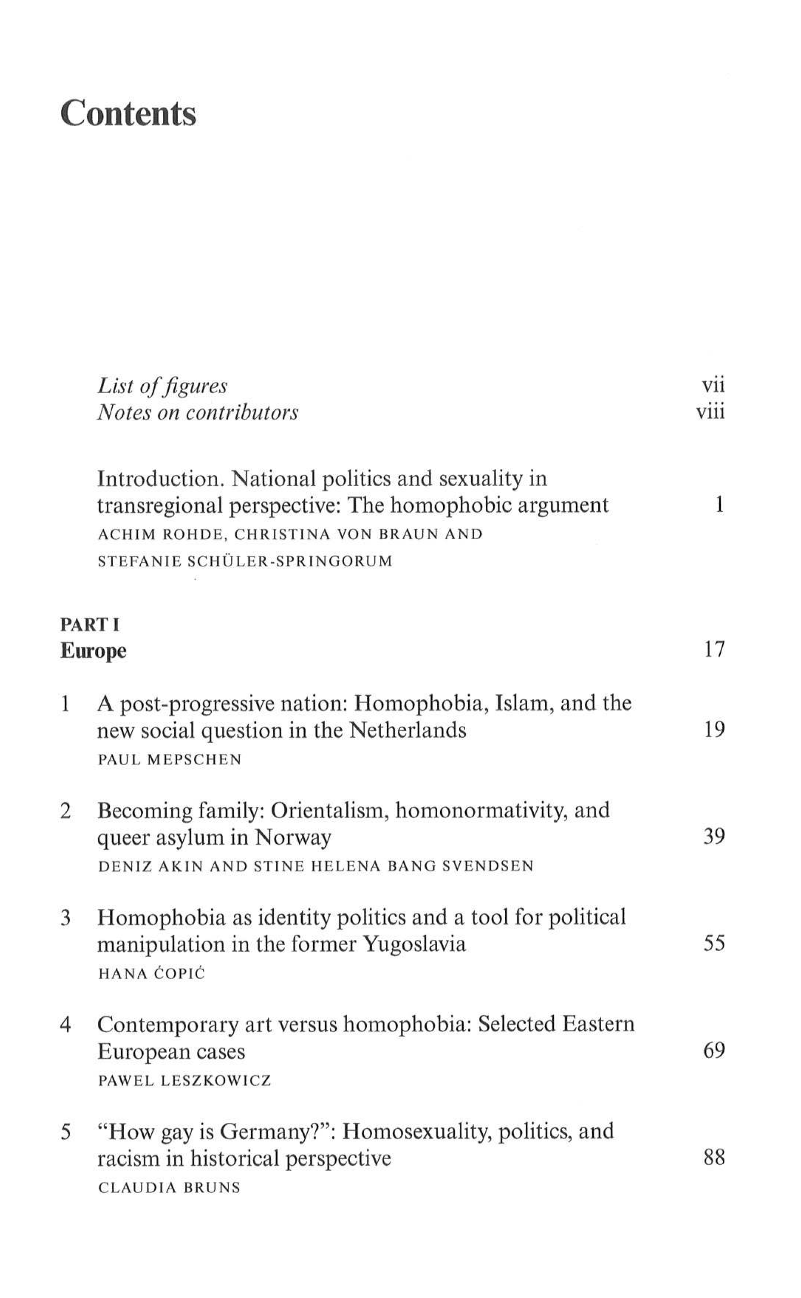 Inhaltsverzeichnis Teil 1