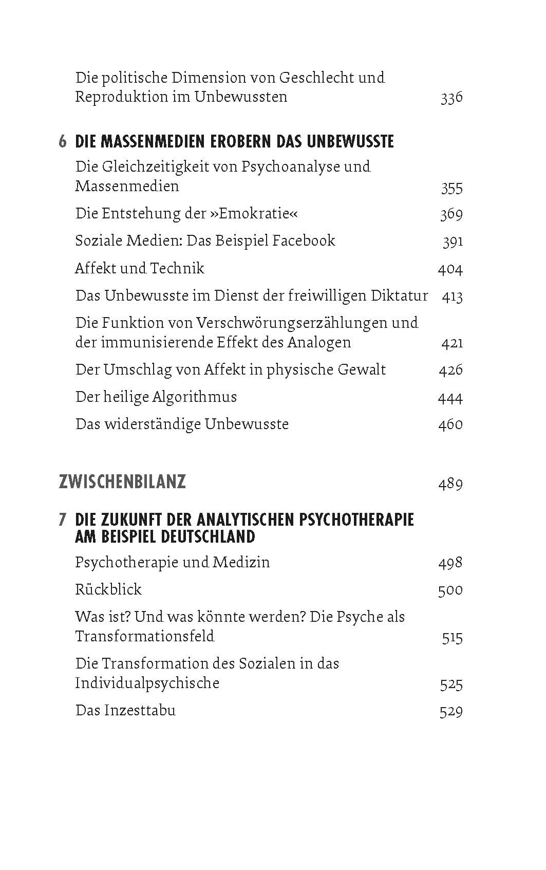 Inhaltsverzeichnis Teil 3