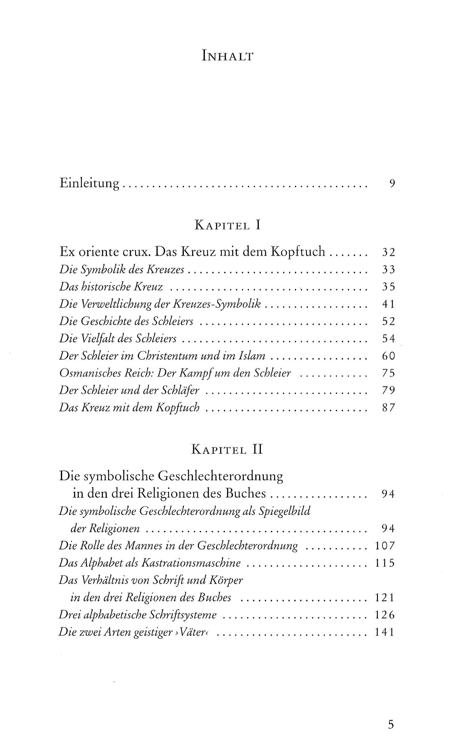 Inhaltsverzeichnis Teil 1