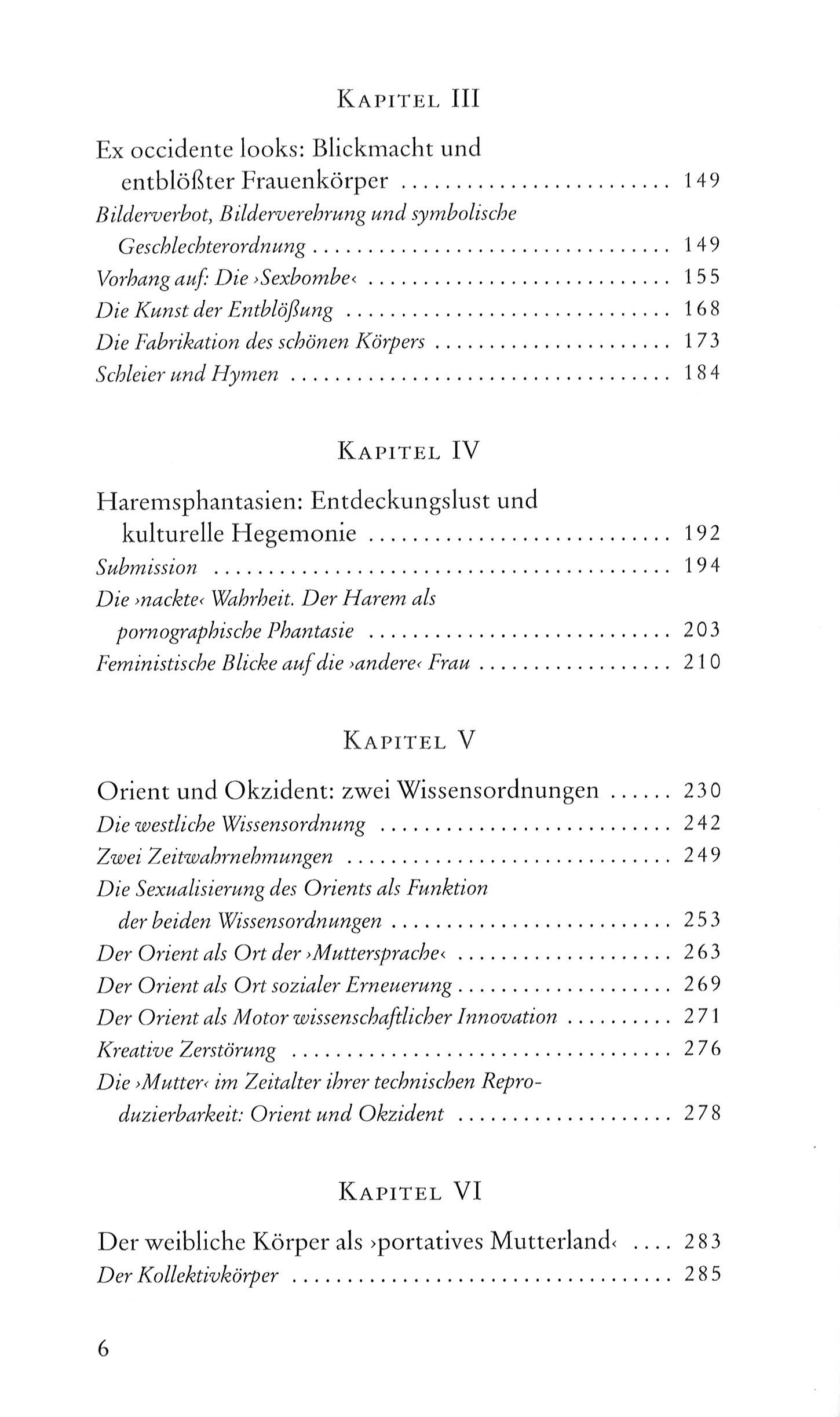 Inhaltsverzeichnis Teil 2