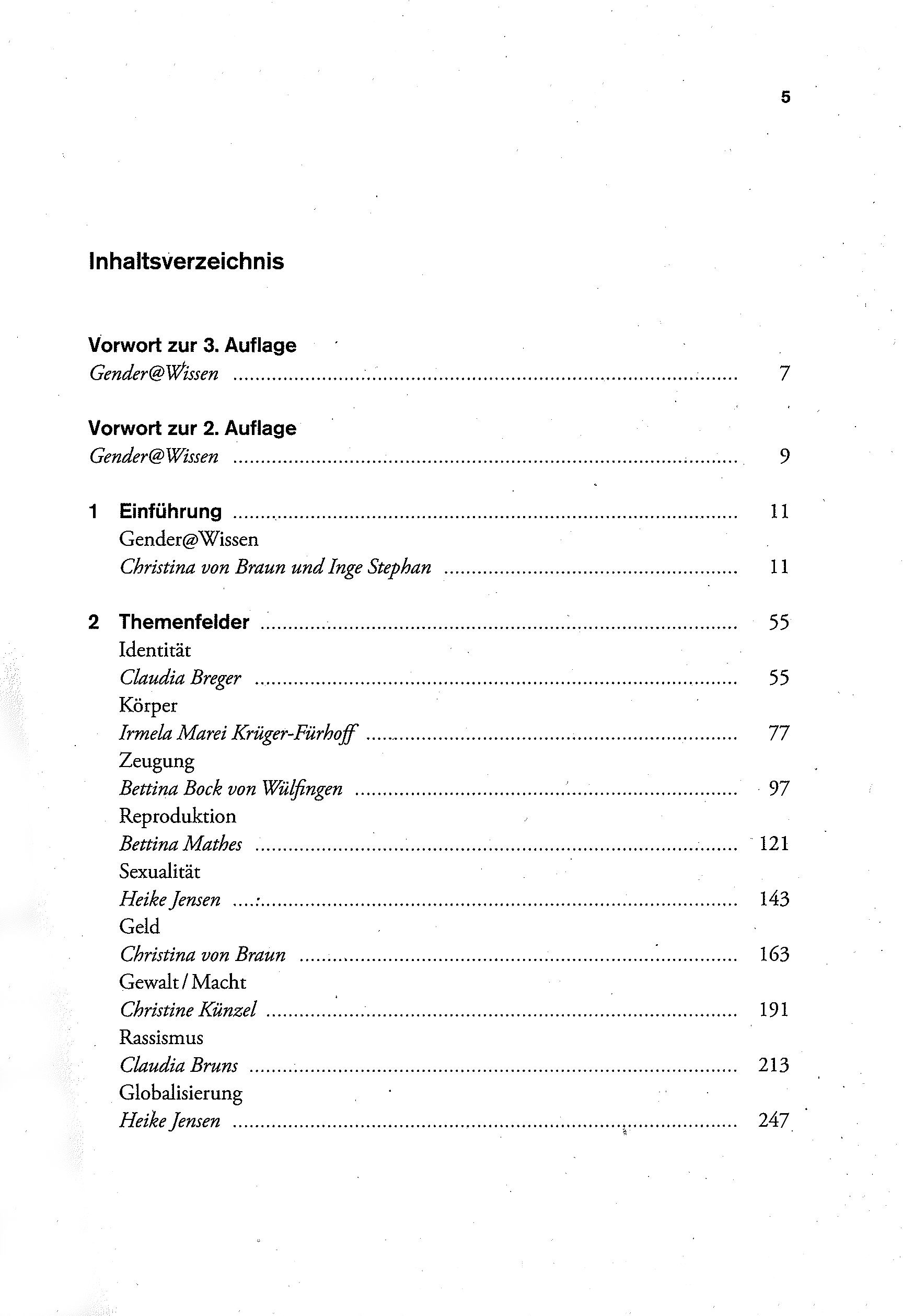 Inhaltsverzeichnis Teil 1