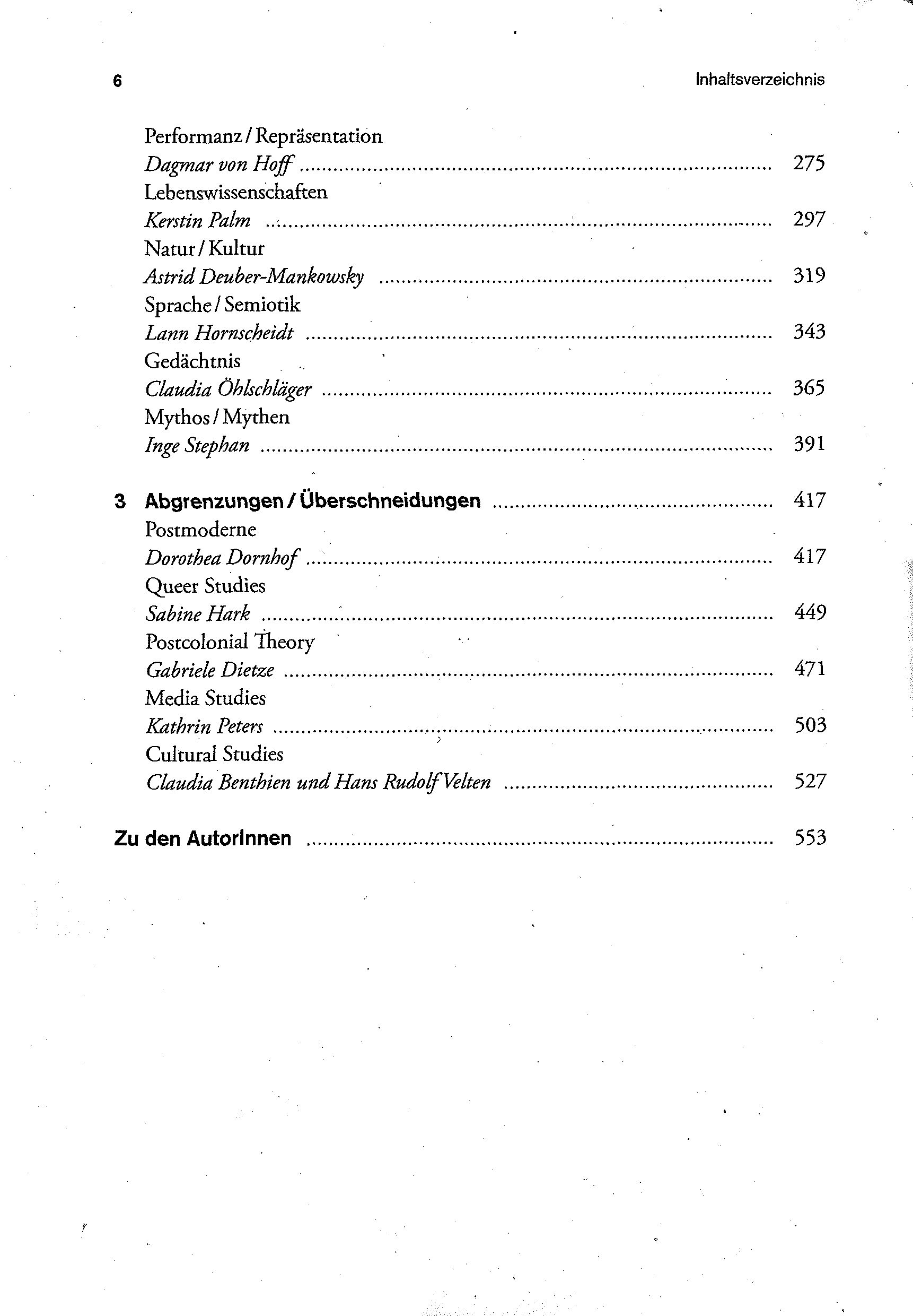 Inhaltsverzeichnis Teil 2