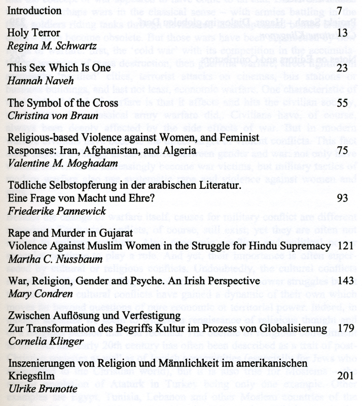 Inhaltsverzeichnis Teil 1