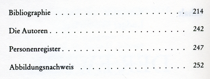 Inhaltsverzeichnis Teil 2