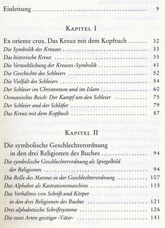 Inhaltsverzeichnis Teil 1